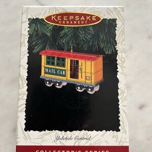Vintage Hallmark 1996 Yuletide Central Keepsake Christmas Ornament New in Box